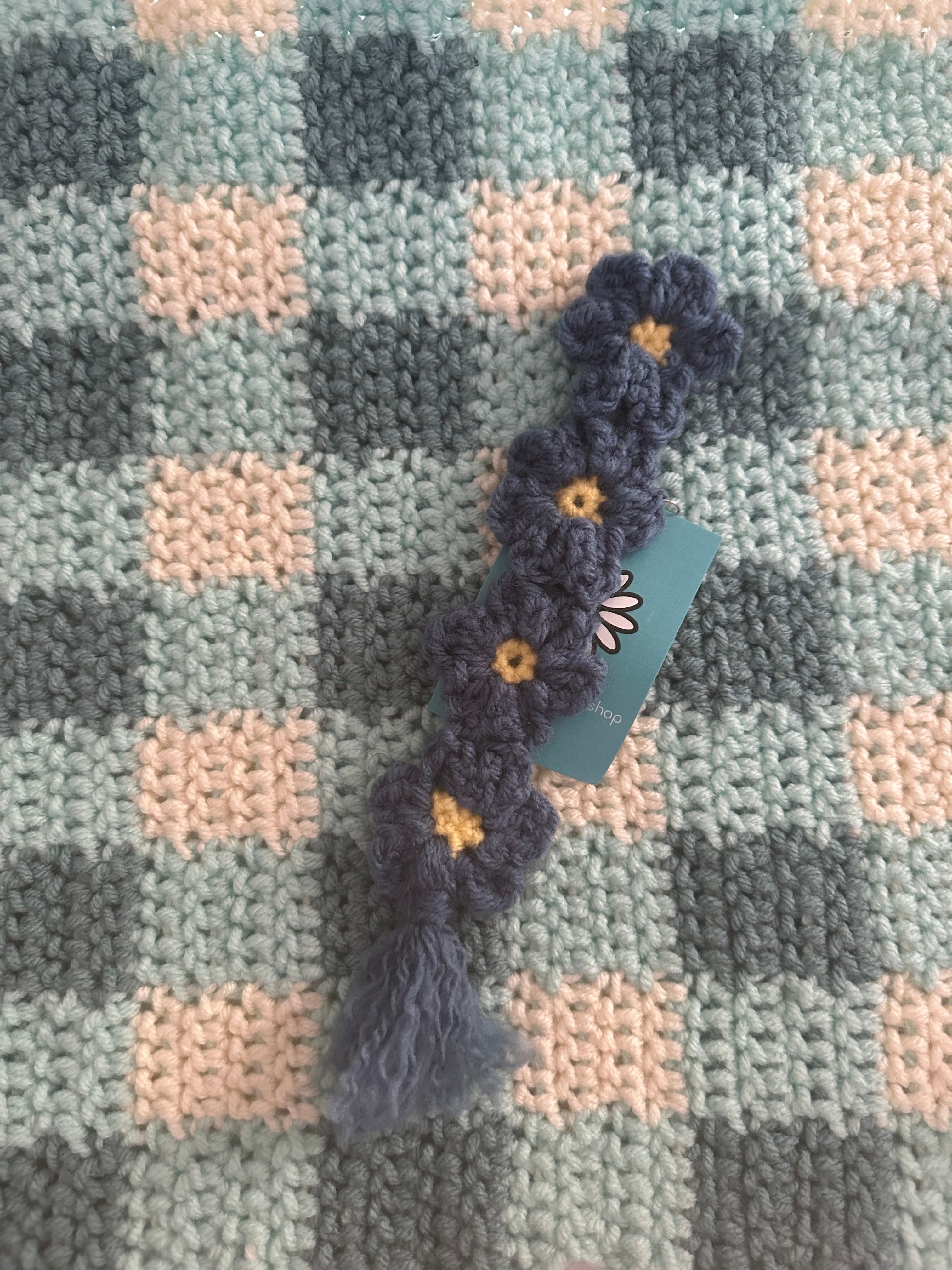Flower Crochet Bookmark