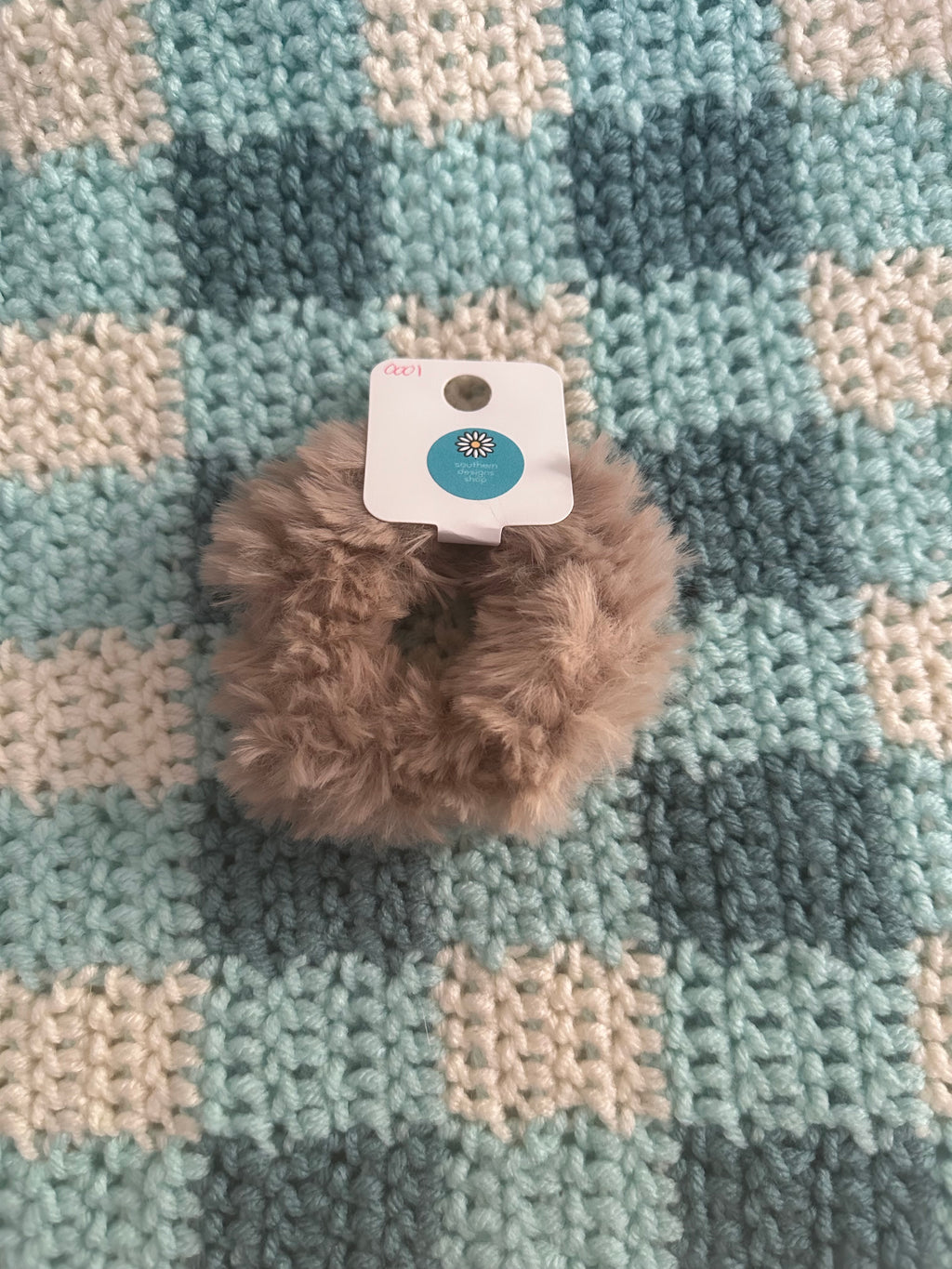 Fluffy Crochet Scrunchies