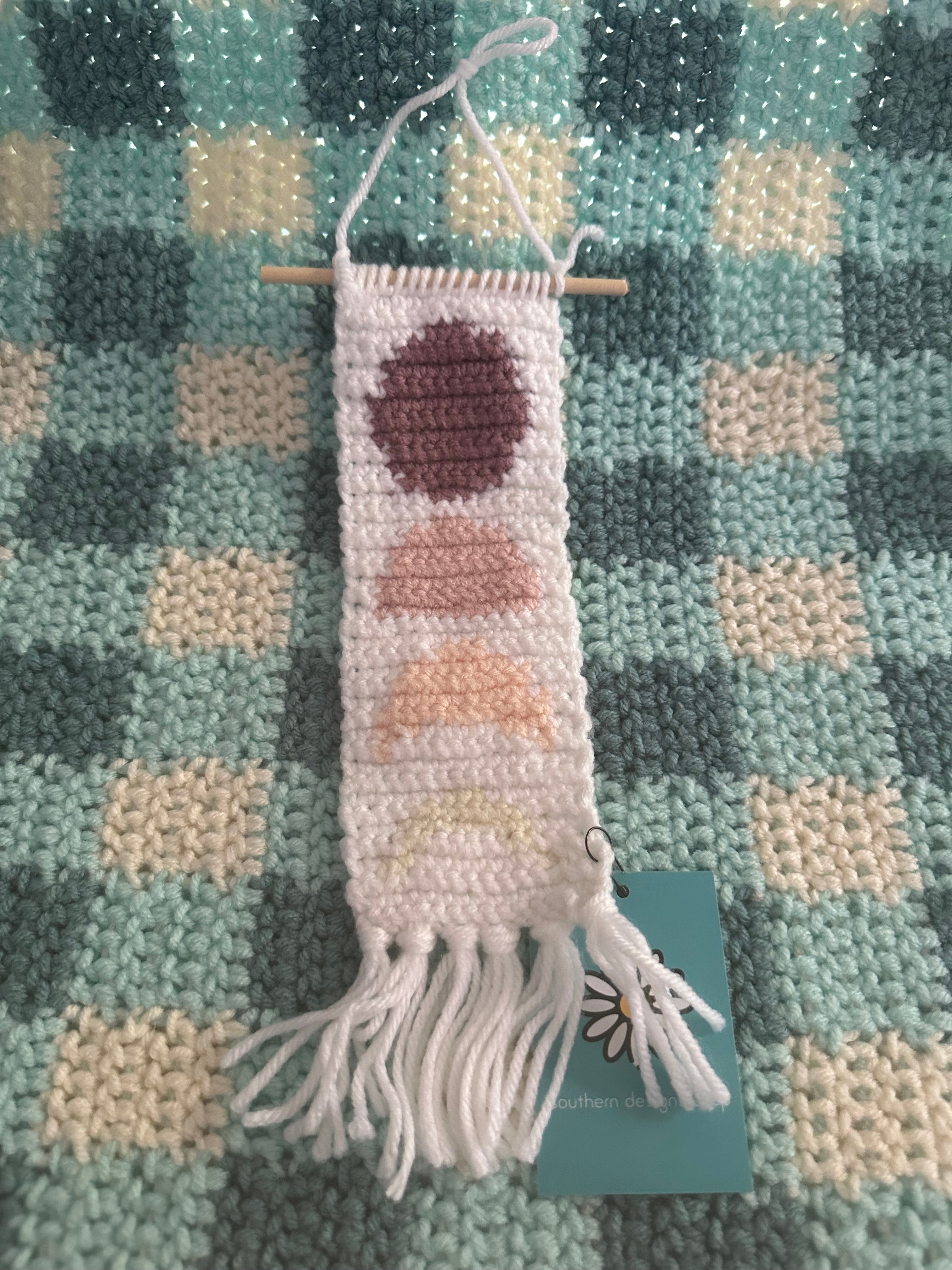 Moon Phases Car Mirror Hanger Tapestry