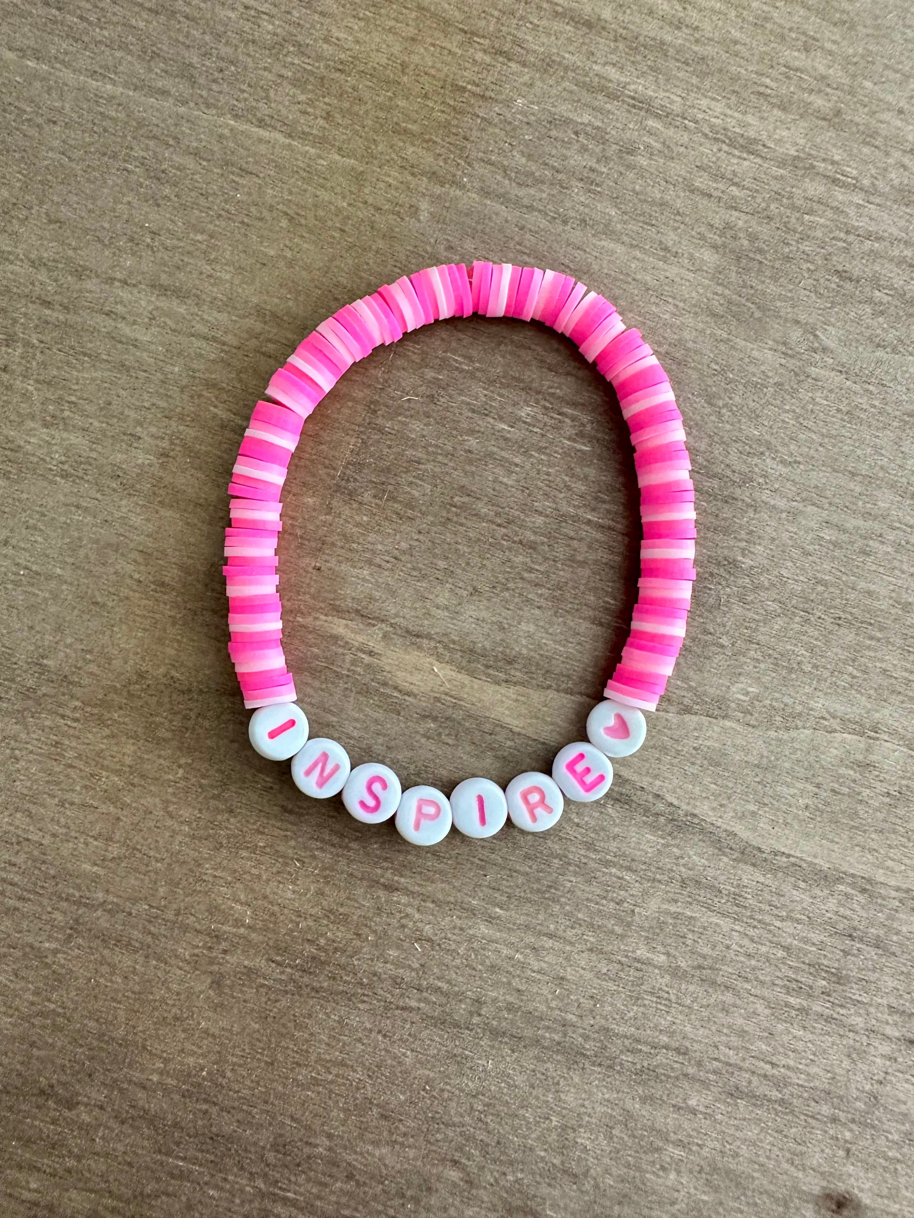 'Inspire' Bracelet | Pink