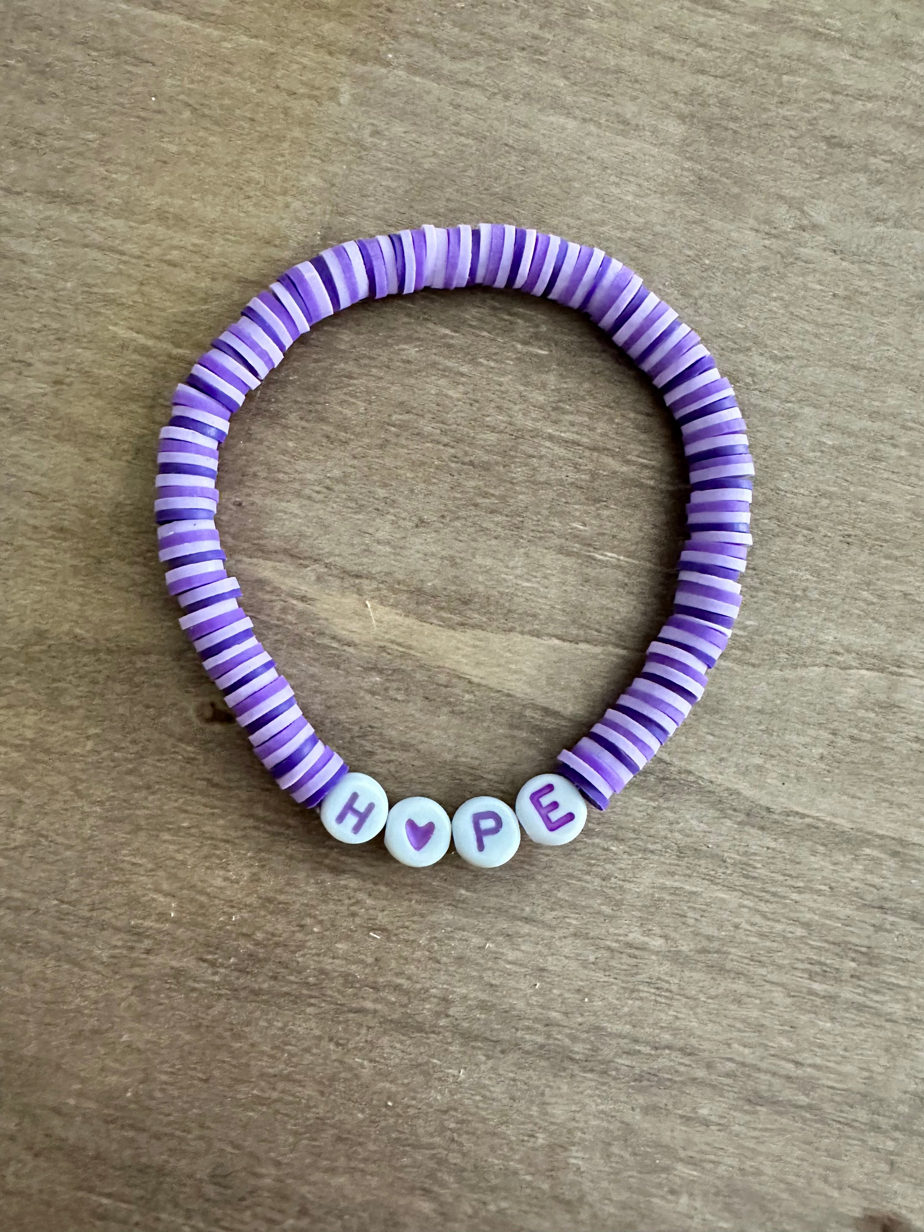 'Hope' Bracelet | Purple